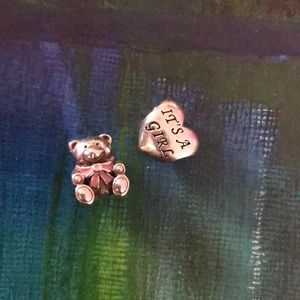 Baby girl Pandora charms